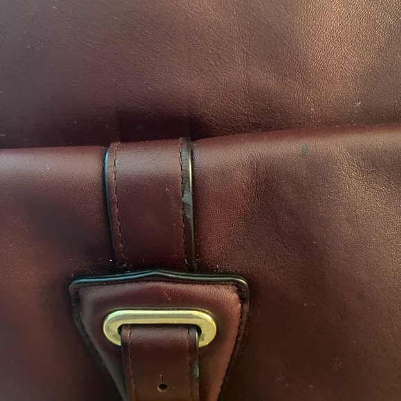 Lauren Ralph Lauren Deep Burgundy Shoulder Bag - Picture 5 of 16